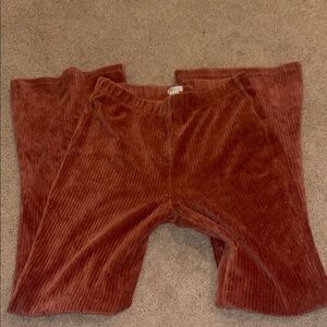 Billabong High Rise Hit A Cord Wide Leg Pants